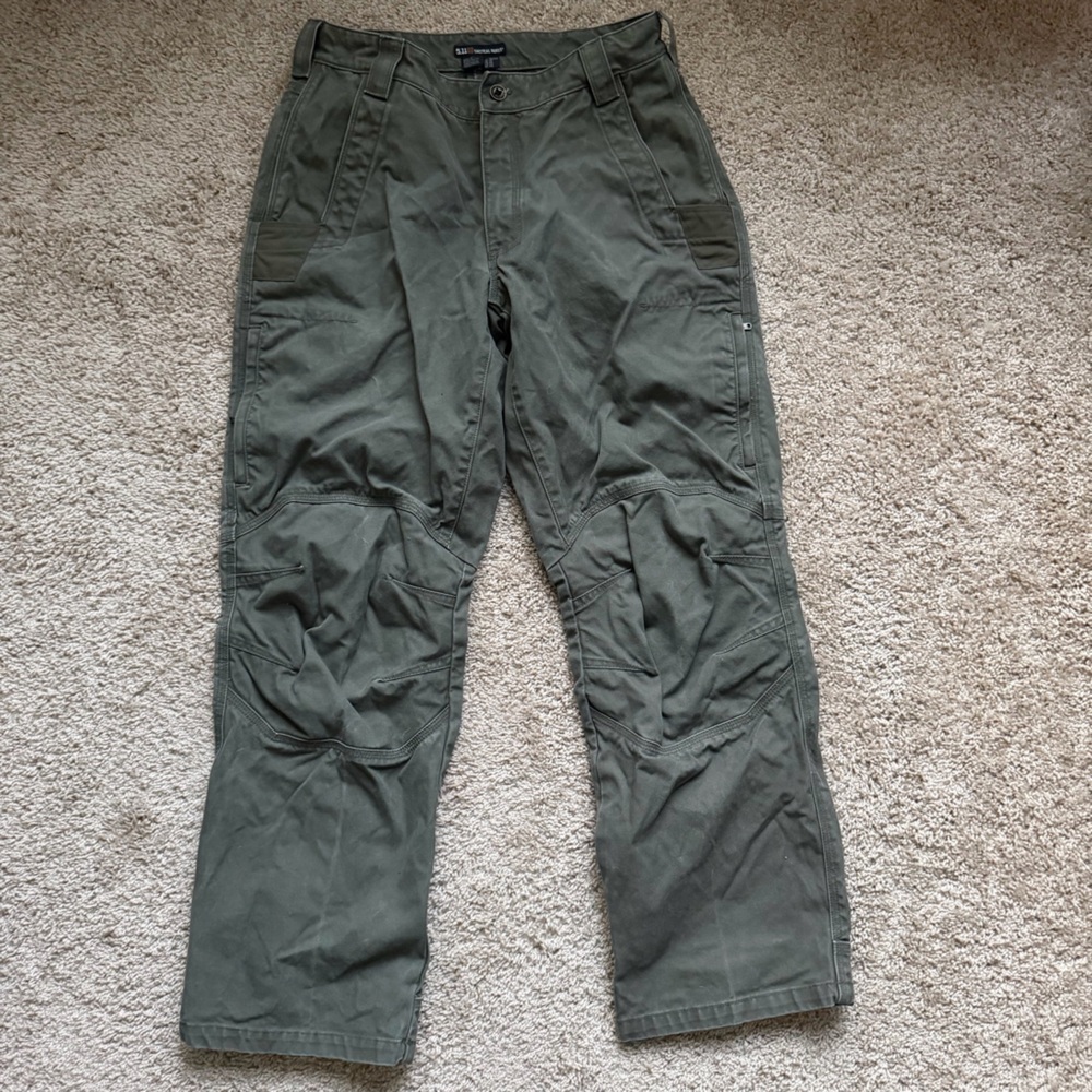 5.11 Tactical Straight Fit Ridge Cargo Mens Size 32X32 Zip Fly Pants 74406
